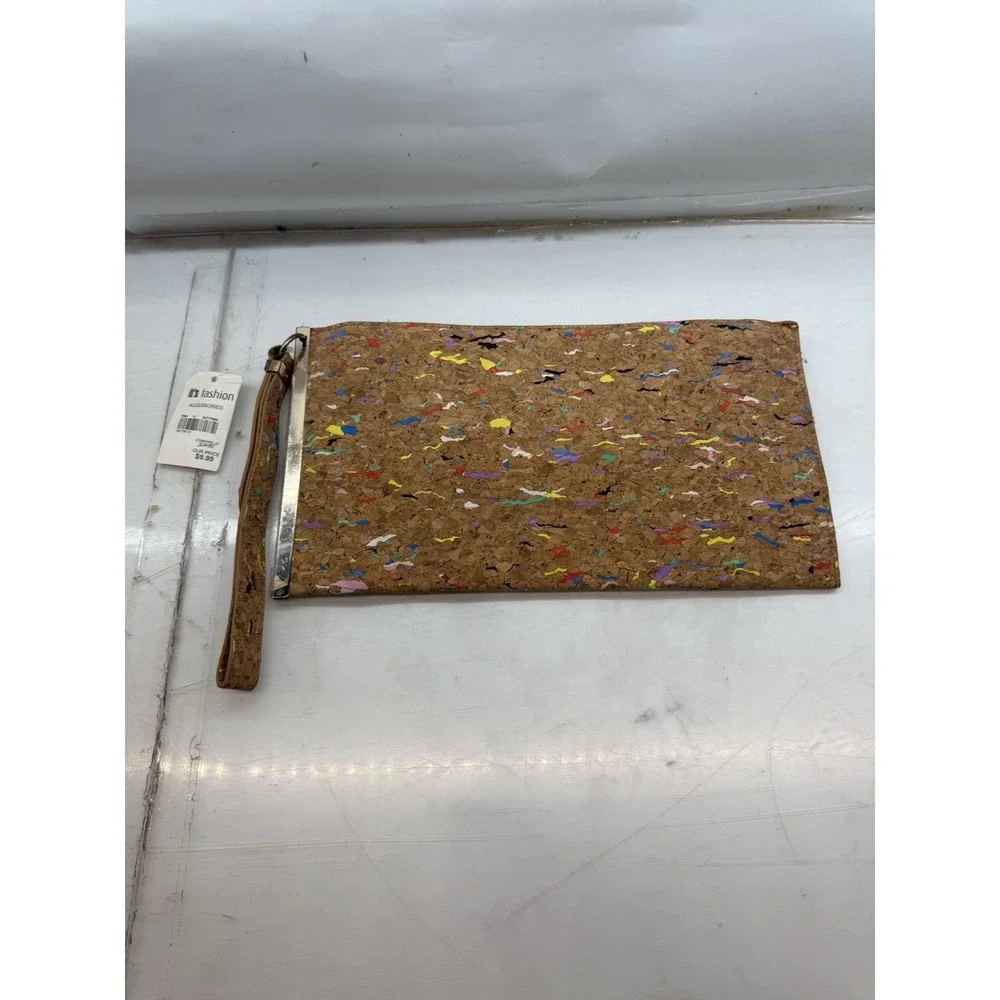 Cork Pouch Bag Square Handmade Eco-Friendly &‎ Sustainable Materials For Vegan